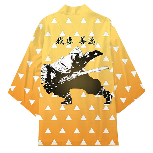 Kimetso No Yaiba Zenitsu Kimono